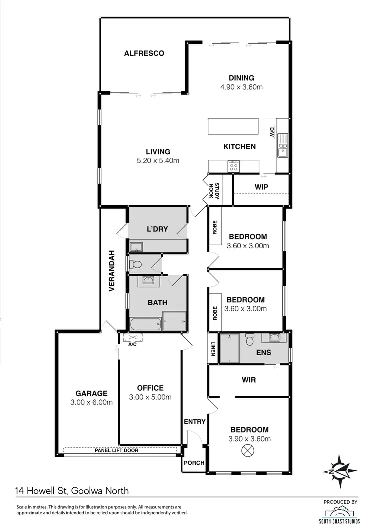 Floorplan of Homely house listing, 14 Howell Street, Goolwa North SA 5214