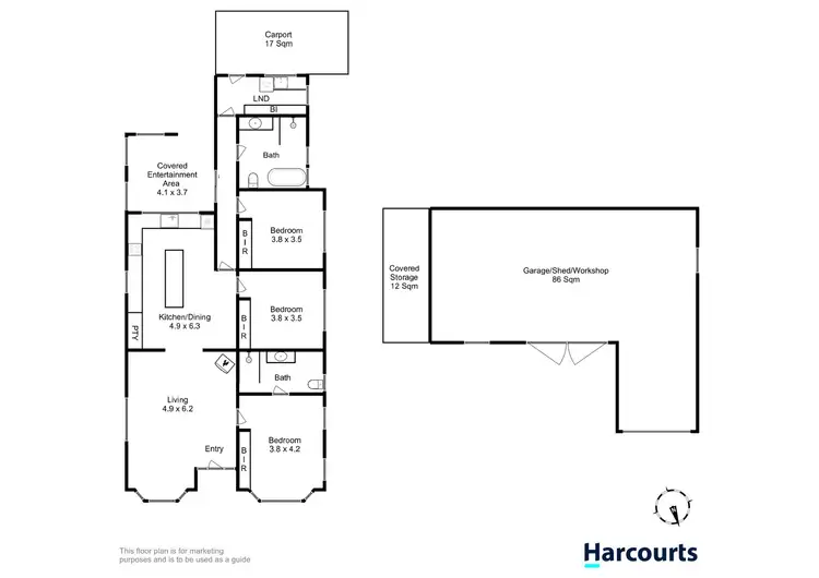 Floorplan of Homely house listing, 139 Main Street, Kempton TAS 7030