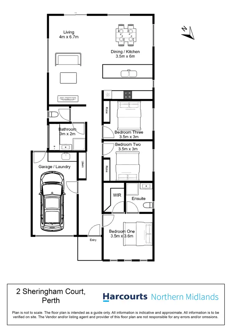 Floorplan of Homely house listing, 2 Sheringham Court, Perth TAS 7300