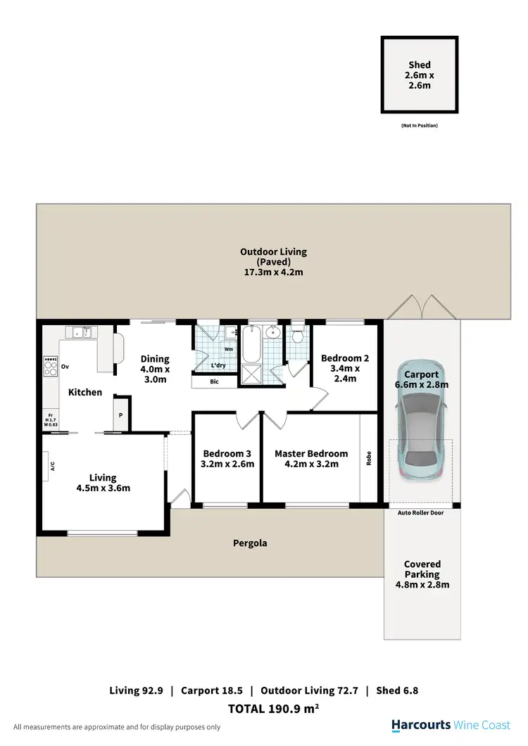 Floorplan of Homely house listing, 15 Sir James Hardy Way, Woodcroft SA 5162