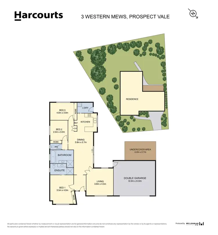 Floorplan of Homely house listing, 3 Western Mews, Prospect Vale TAS 7250