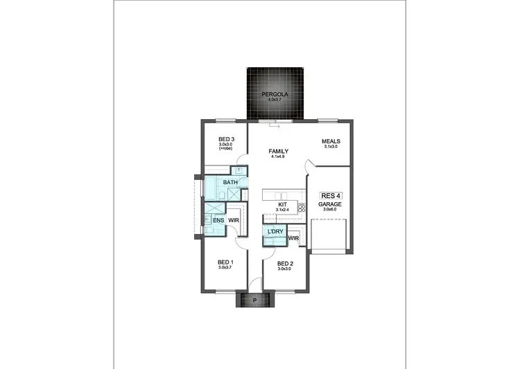 Floorplan of Homely house listing, 3/8 Saxon Street, Modbury SA 5092