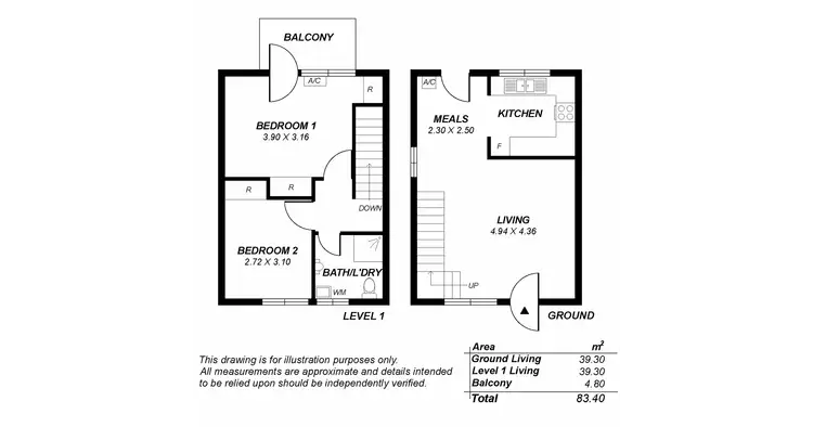 Floorplan of Homely unit listing, 3/18 Angus Street, Goodwood SA 5034