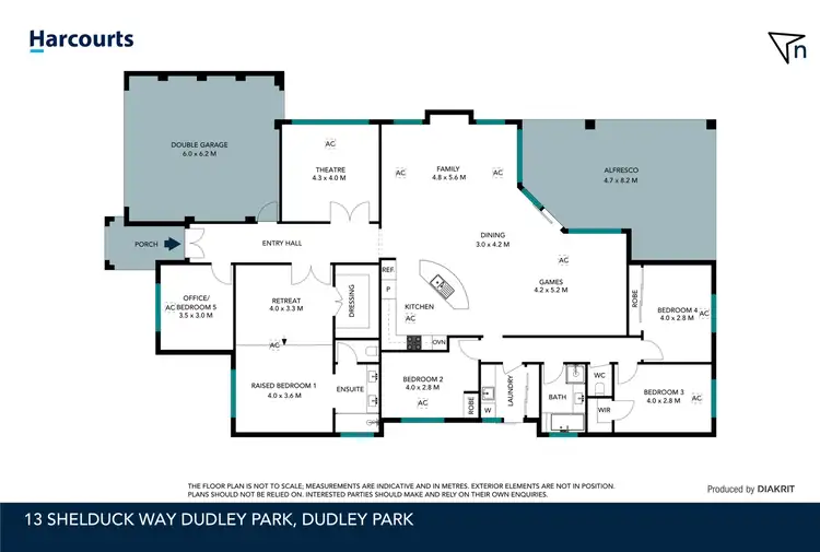 Floorplan of Homely house listing, 13 Shelduck Way, Dudley Park WA 6210