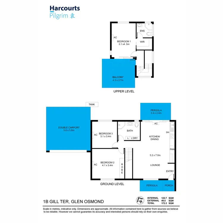Floorplan of Homely house listing, 1B Gill Terrace, Glen Osmond SA 5064