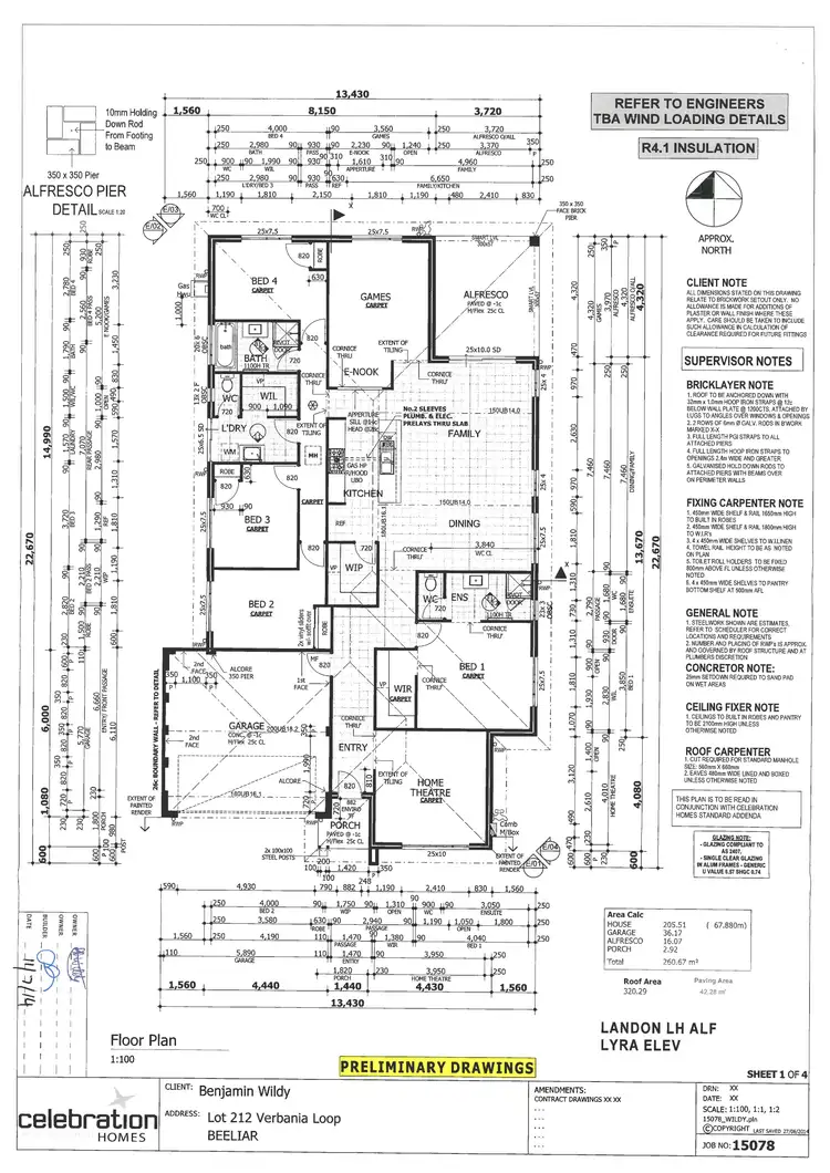 Floorplan of Homely house listing, 34 Verbania Loop, Beeliar WA 6164