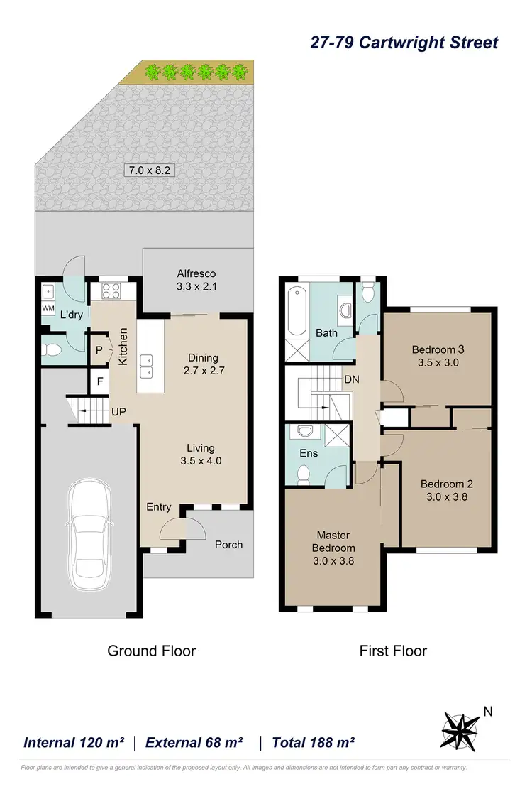 Floorplan of Homely townhouse listing, 27/79 Cartwright Street, Taigum QLD 4018