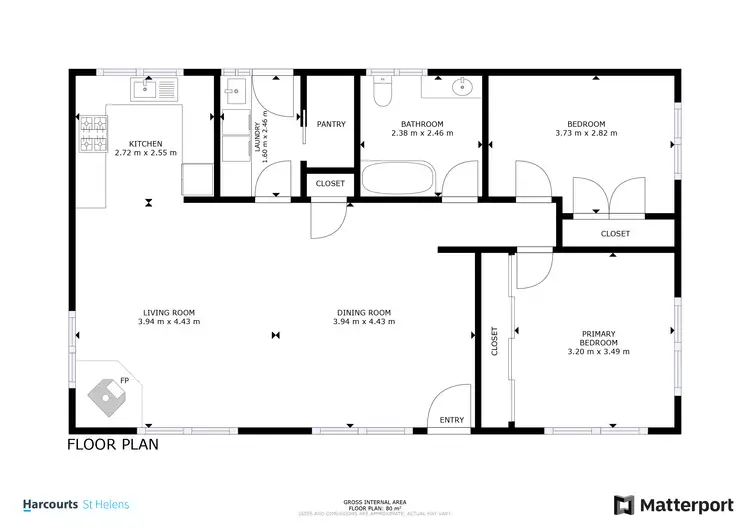 Floorplan of Homely house listing, 235 Ansons Bay Road, St Helens TAS 7216