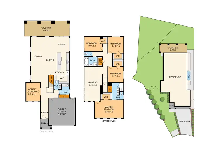 Floorplan of Homely house listing, 22 Locksley Place, The Basin VIC 3154