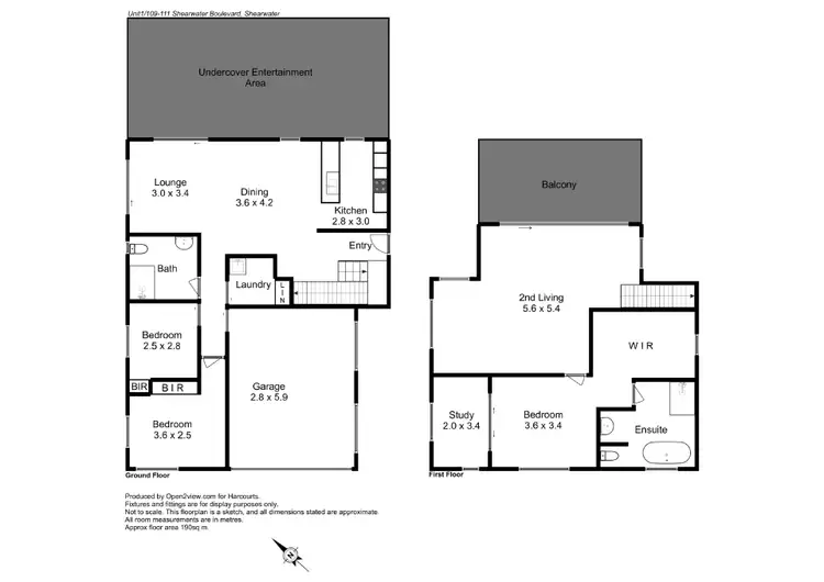 Floorplan of Homely house listing, 1/109-111 Shearwater Boulevard, Shearwater TAS 7307