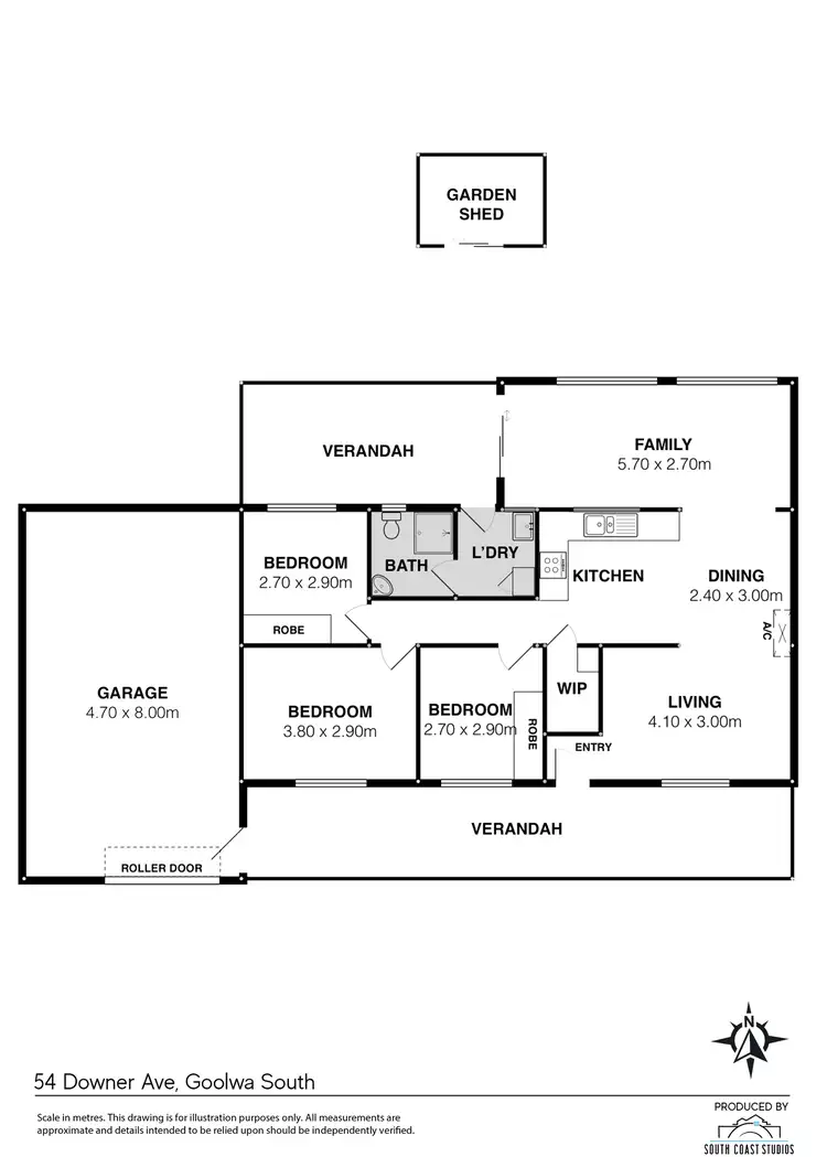 Floorplan of Homely house listing, 54 Downer Avenue, Goolwa South SA 5214
