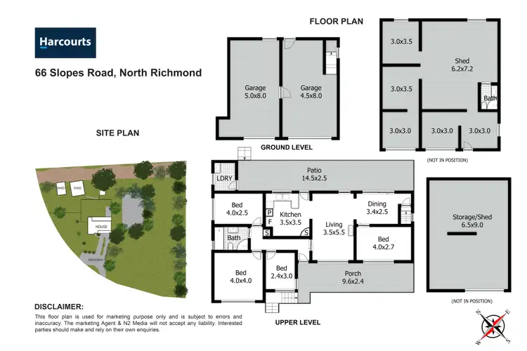 Floorplan of Homely house listing, 66 Slopes Road, North Richmond NSW 2754