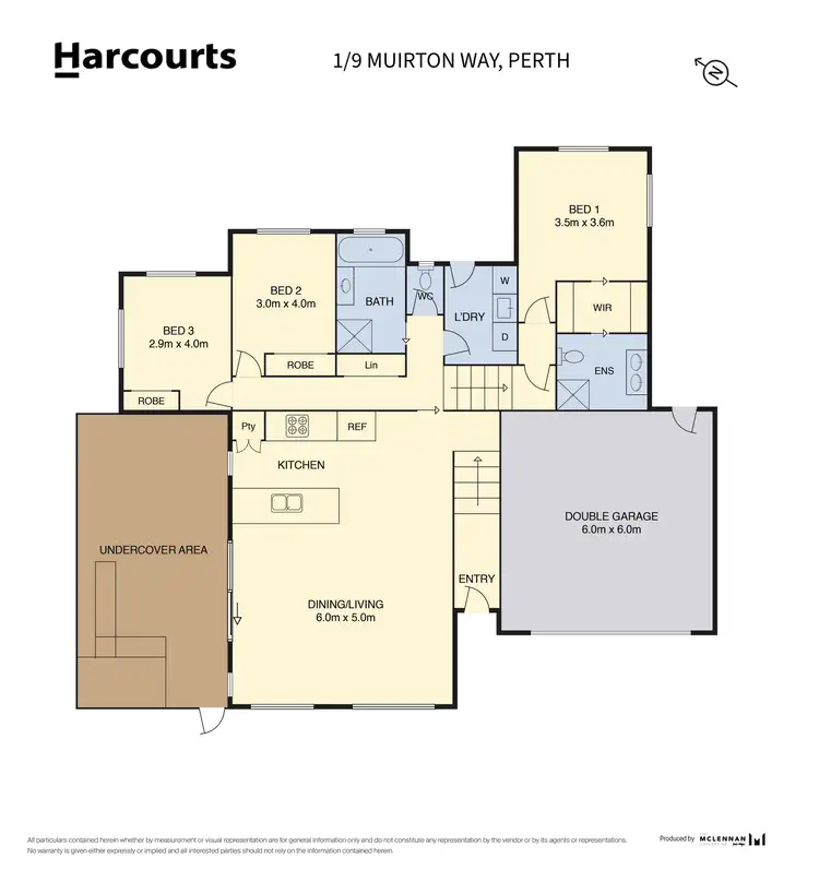 Floorplan of Homely house listing, 1/9 Muirton Way, Perth TAS 7300