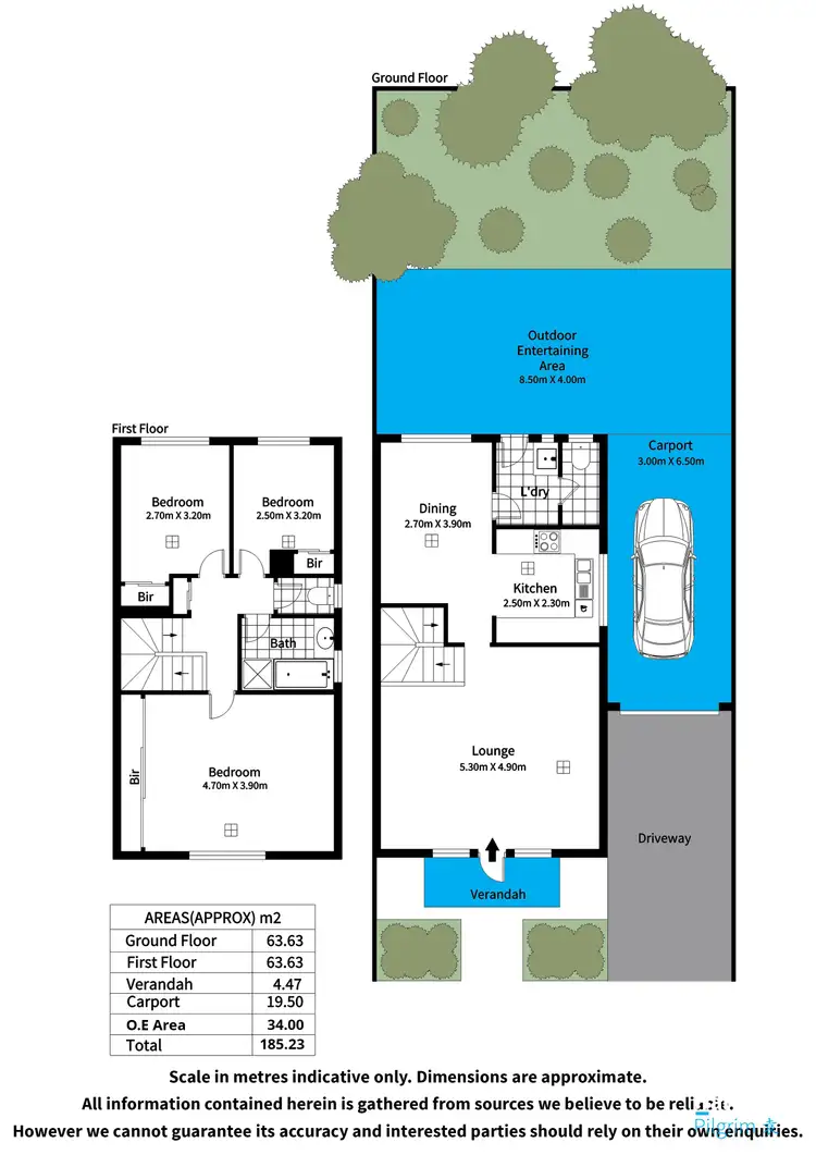 Floorplan of Homely townhouse listing, 10/28 Avenue Road, Frewville SA 5063