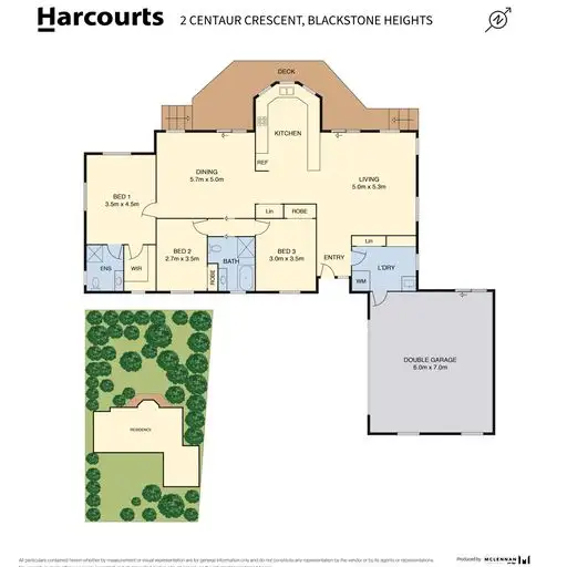 Floorplan of Homely house listing, 2 Centaur Crescent, Blackstone Heights TAS 7250