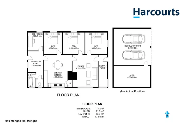Floorplan of Homely house listing, 940 Mengha Road, Mengha TAS 7330