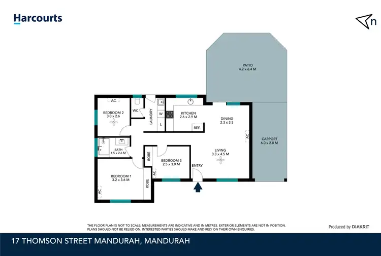 Floorplan of Homely house listing, 17 Thomson Street, Mandurah WA 6210