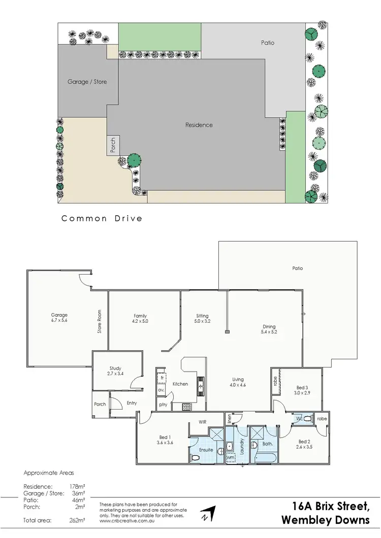 Floorplan of Homely house listing, 16A Brix Street, Wembley Downs WA 6019