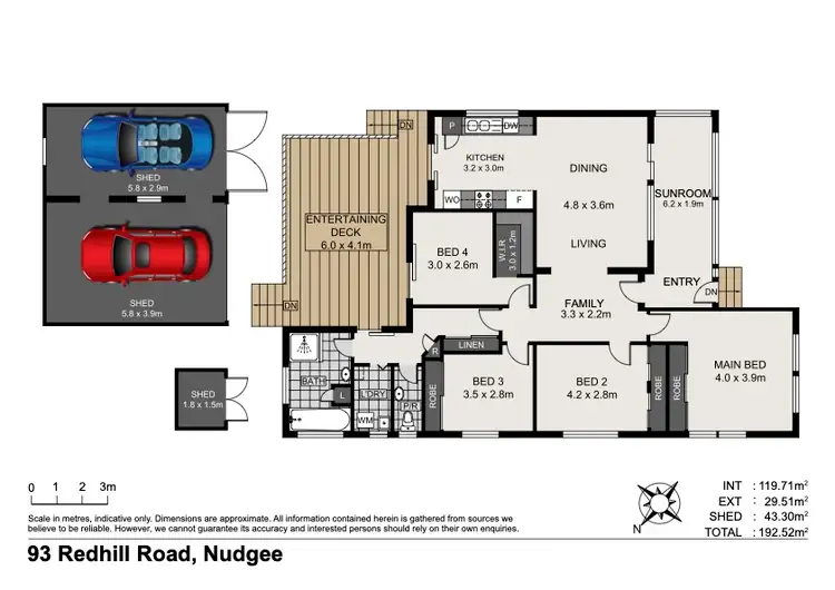 Floorplan of Homely house listing, 93 Red Hill Road, Nudgee QLD 4014