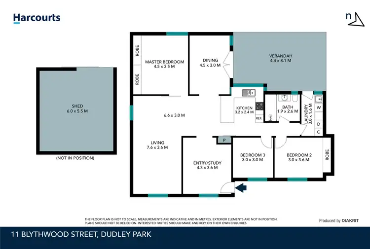 Floorplan of Homely house listing, 11 Blythwood Street, Dudley Park WA 6210