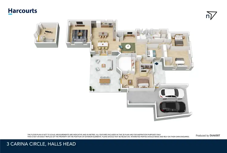 Floorplan of Homely house listing, 3 Carina Circle, Halls Head WA 6210