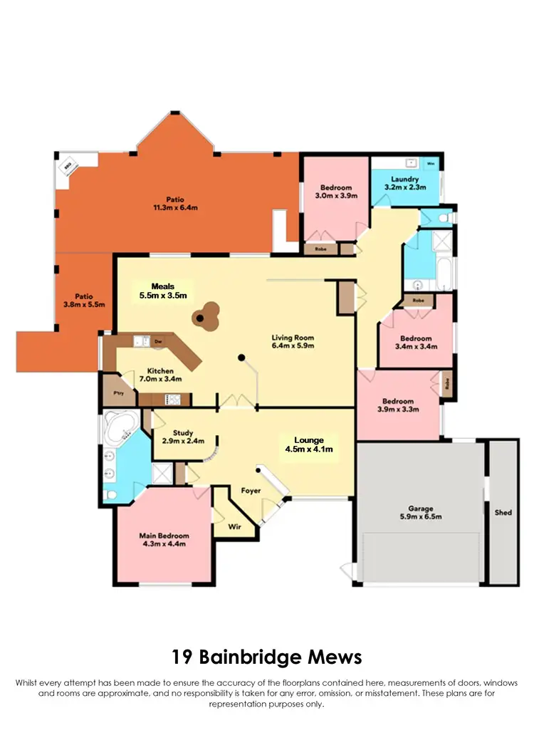 Floorplan of Homely house listing, 19 Bainbridge Mews, Currambine WA 6028