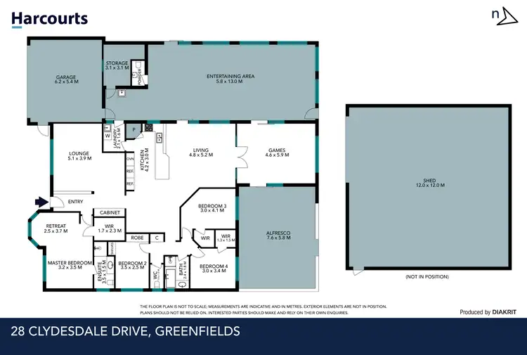 Floorplan of Homely house listing, 28 Clydesdale Drive, Greenfields WA 6210
