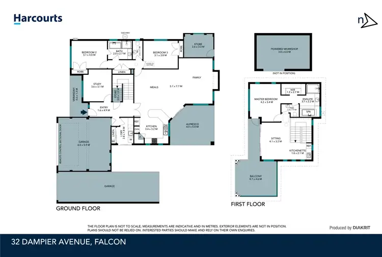 Floorplan of Homely house listing, 32 Dampier Avenue, Falcon WA 6210