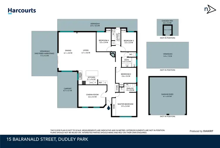 Floorplan of Homely house listing, 15 Balranald Street, Dudley Park WA 6210