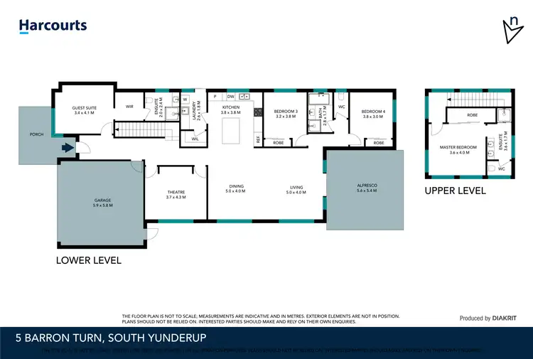Floorplan of Homely house listing, 5 Barron Turn, South Yunderup WA 6208