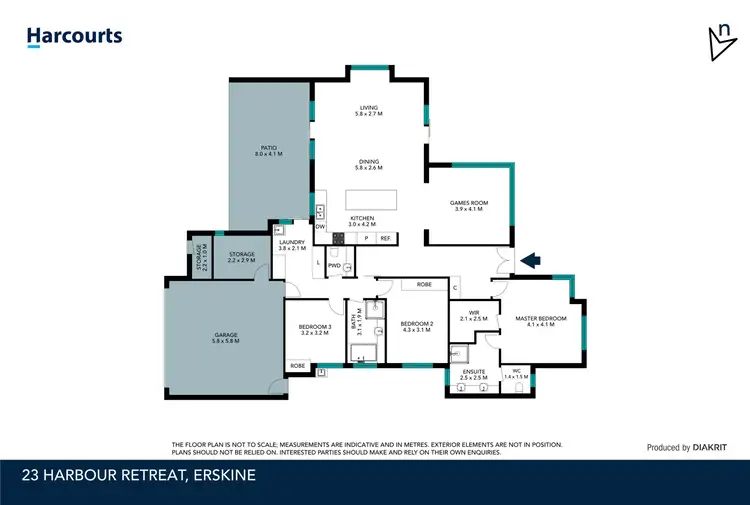 Floorplan of Homely house listing, 23 Harbour Retreat, Erskine WA 6210