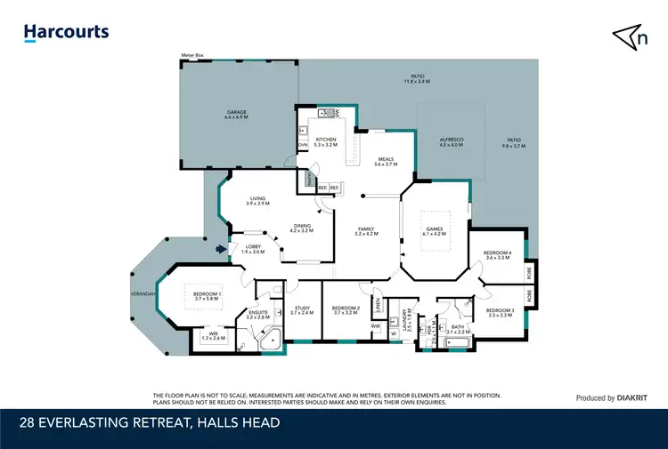 Floorplan of Homely house listing, 28 Everlasting Retreat, Halls Head WA 6210