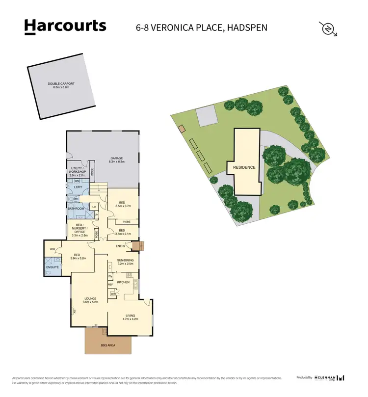 Floorplan of Homely house listing, 6-8 Veronica Place, Hadspen TAS 7290