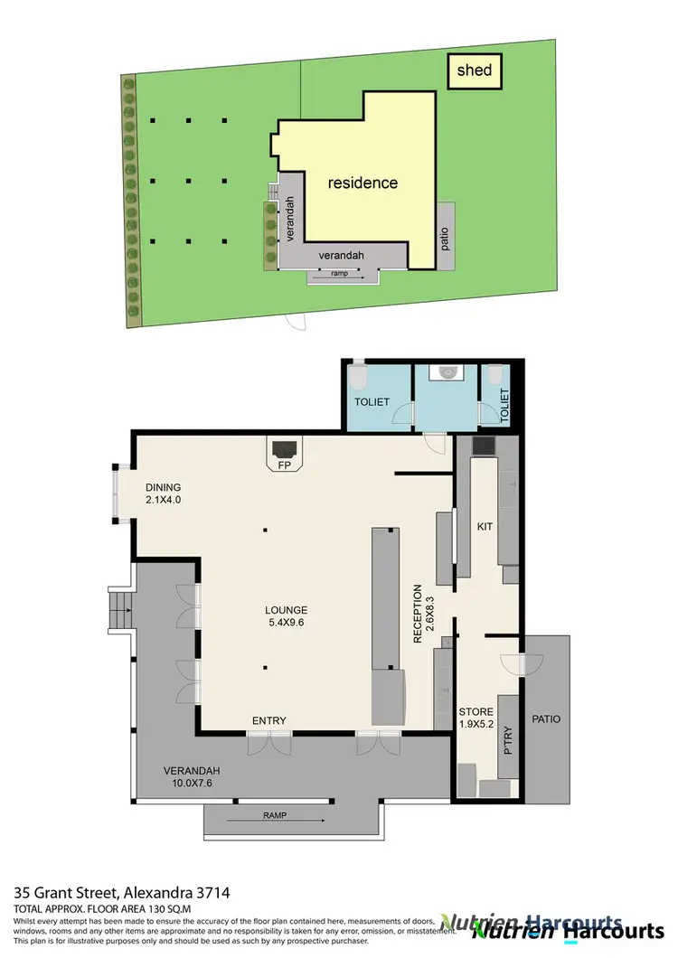 Floorplan of Homely house listing, 35 Grant Street, Alexandra VIC 3714