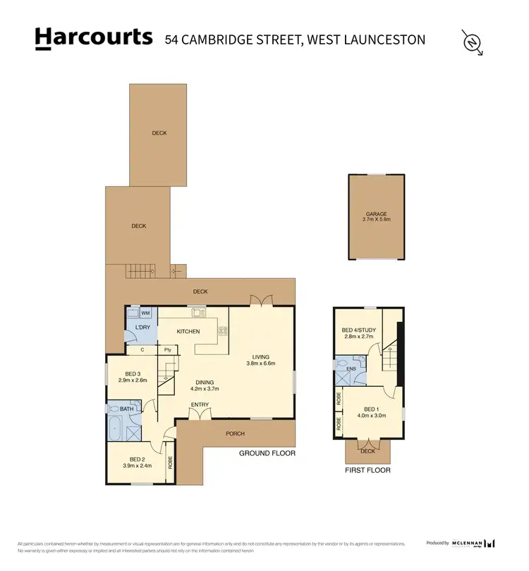 Floorplan of Homely house listing, 54 Cambridge Street, West Launceston TAS 7250