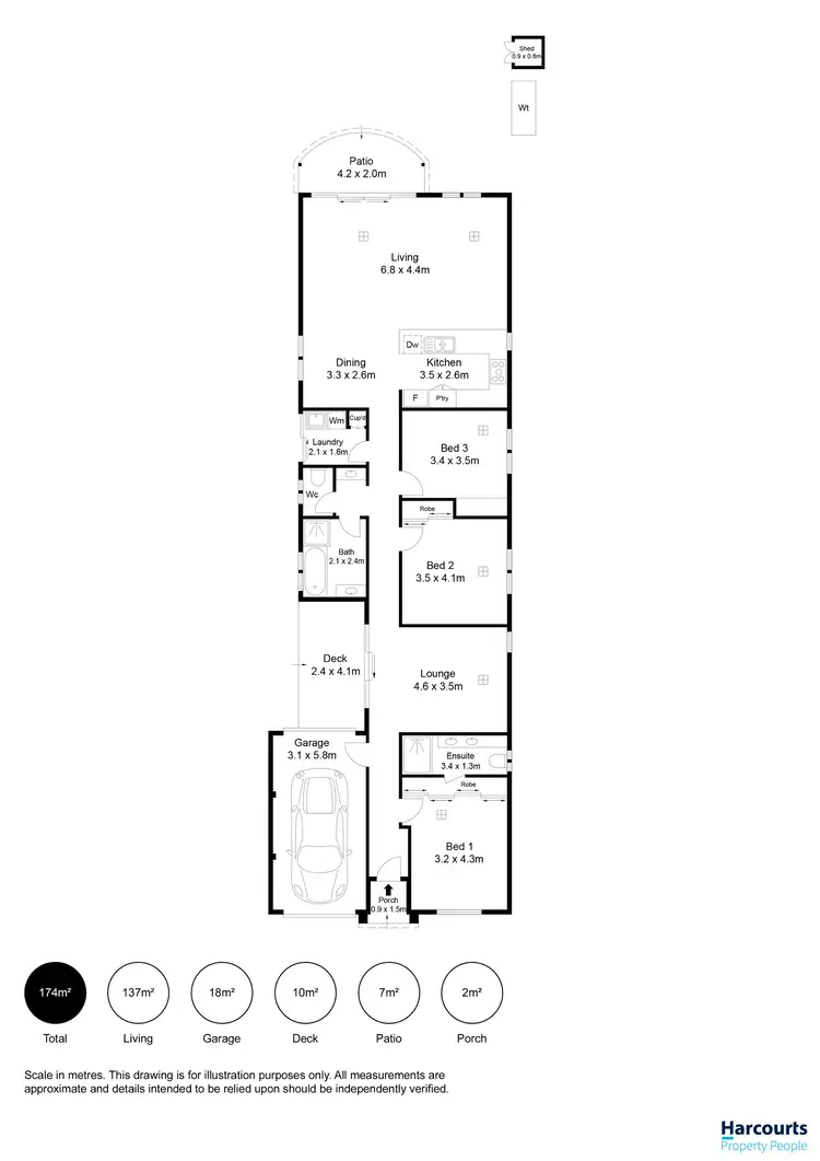 Floorplan of Homely house listing, 6 Sturdee Street, Flinders Park SA 5025