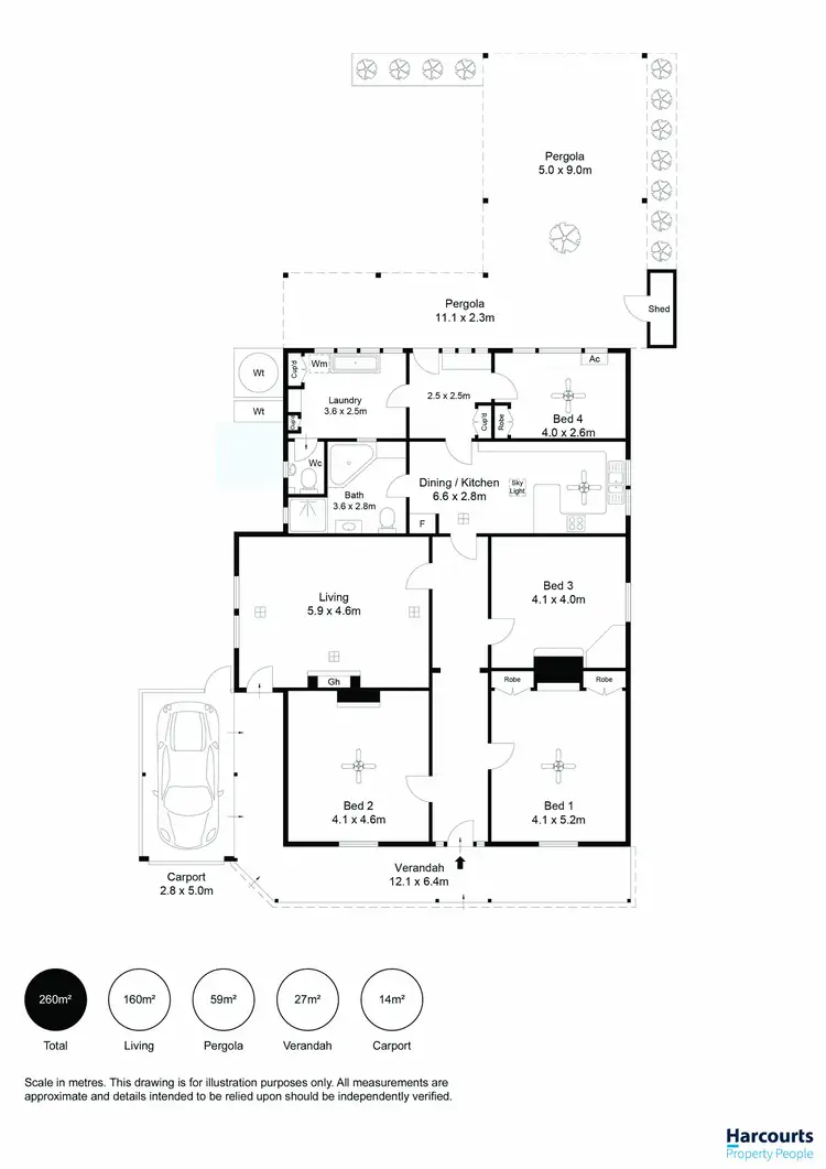 Floorplan of Homely house listing, 1 Filsell Street, Thebarton SA 5031
