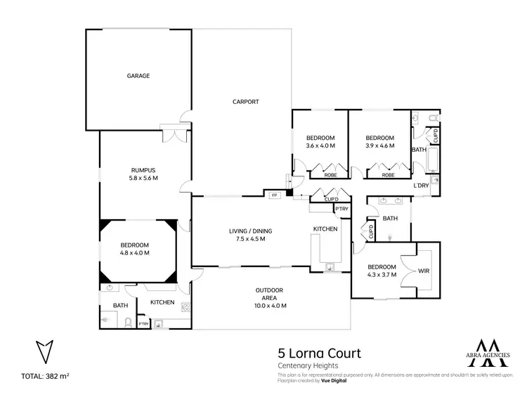 Floorplan of Homely house listing, 5 Lorna Court, Centenary Heights QLD 4350