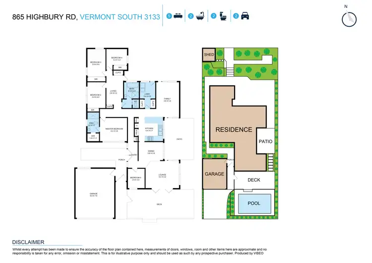 Floorplan of Homely house listing, 865 Highbury Road, Vermont South VIC 3133
