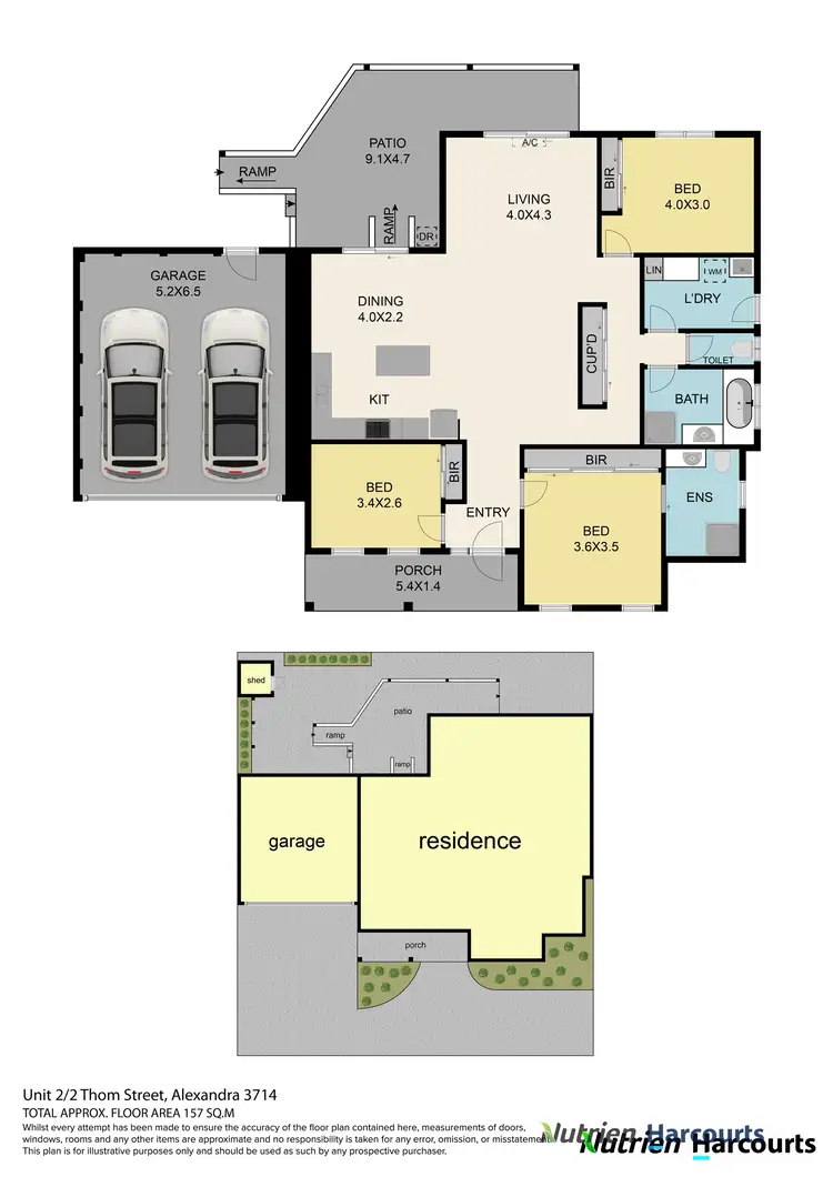 Floorplan of Homely unit listing, 2/2 Thom Street, Alexandra VIC 3714