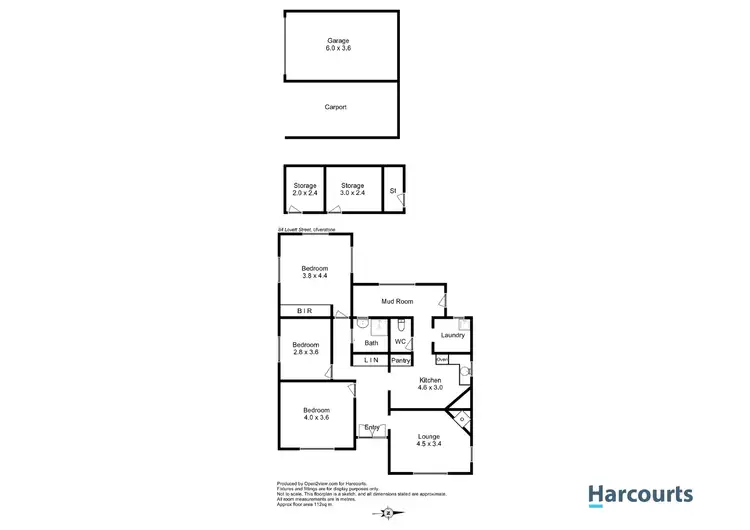 Floorplan of Homely house listing, 84 Lovett Street, Ulverstone TAS 7315