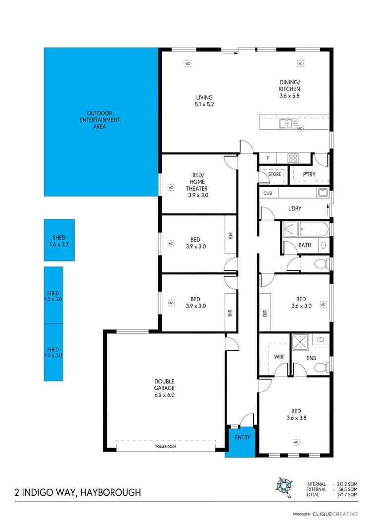 Floorplan of Homely house listing, 2 Indigo Way, Hayborough SA 5211