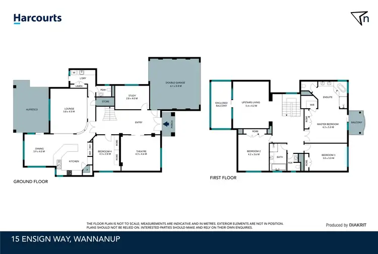 Floorplan of Homely house listing, 15 Ensign Way, Wannanup WA 6210