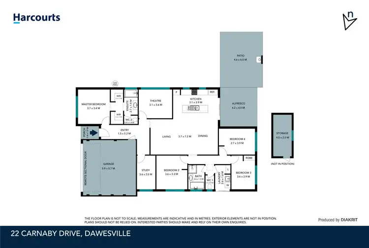 Floorplan of Homely house listing, 22 Carnaby Drive, Dawesville WA 6211