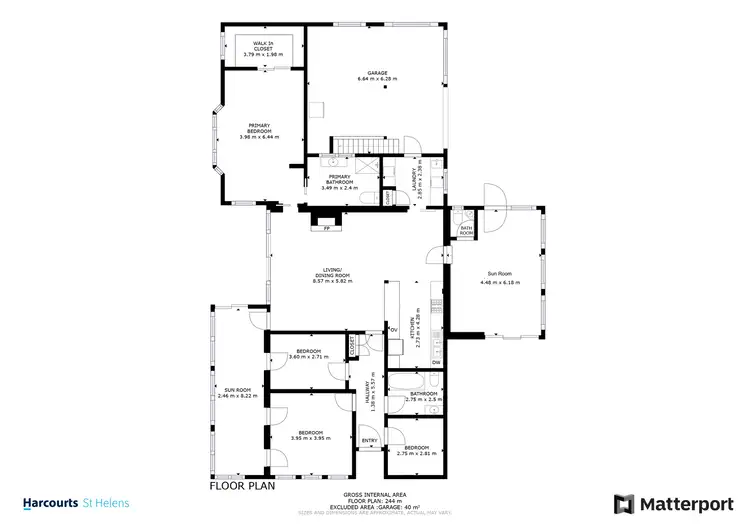 Floorplan of Homely house listing, 9-11 Thomas Street, Scamander TAS 7215