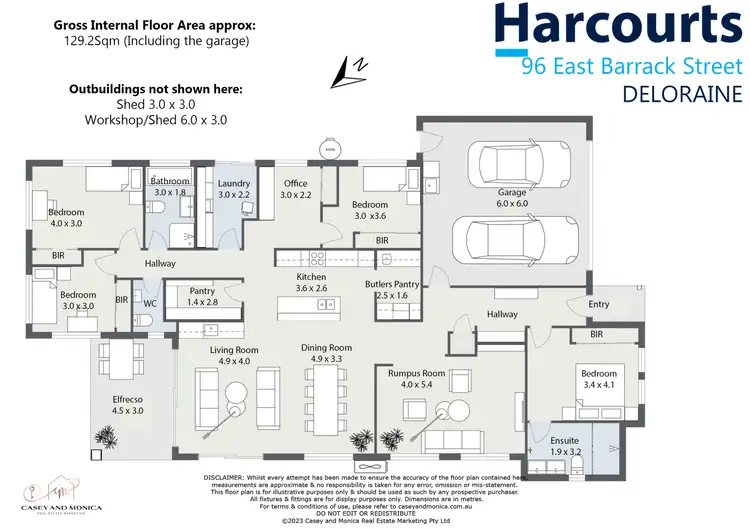 Floorplan of Homely house listing, 96 East Barrack Street, Deloraine TAS 7304