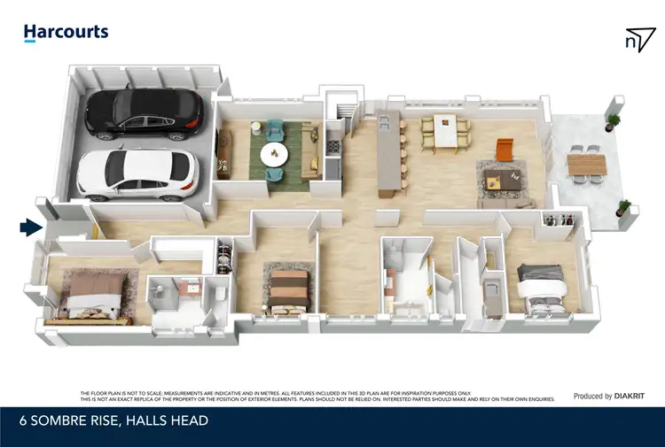 Floorplan of Homely house listing, 6 Sombre Rise, Halls Head WA 6210