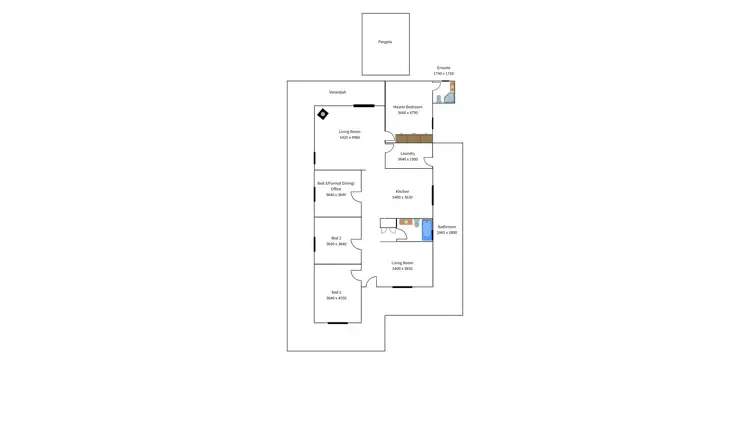 Floorplan of Homely rural property listing, 115 Burgess Road, Bunbartha VIC 3634