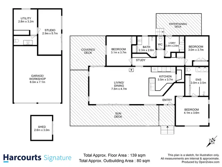 Floorplan of Homely house listing, 64 Signal Hill Road, Dodges Ferry TAS 7173