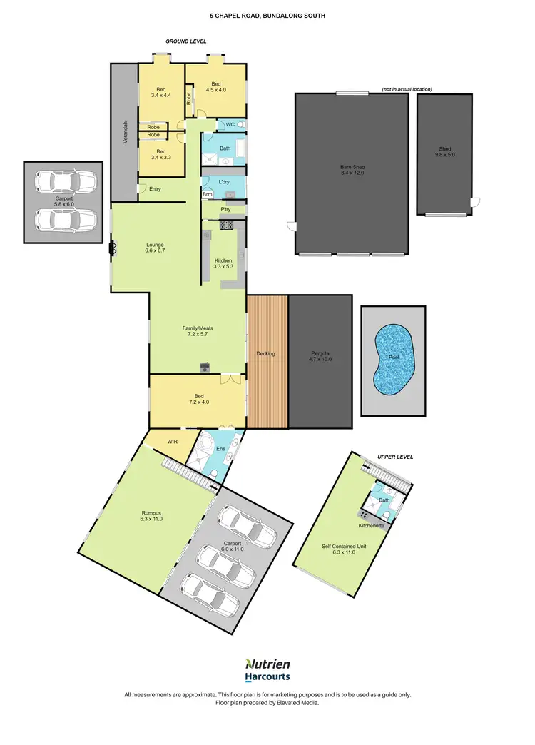 Floorplan of Homely rural property listing, 5 Chapel Road, Bundalong South VIC 3730